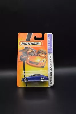 Matchbox Mercedes Benz CLS500 Diecast Car Metallic Blue  2006 Mattel  1:65 • $7.99