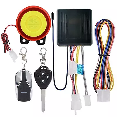 Motorcycle Anti-Theft Alarm System Wireless Remote Engine Starter Stop Key H4S1 • $17.96