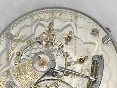 Vintage 18s Elgin 21 Jewel Father Time 149 Railroad Pocket Watch Movement & Dial • $225