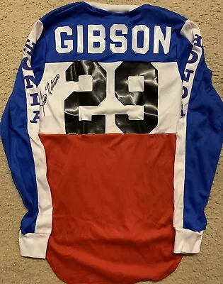 1980 Jim Gibson Team Honda Autographed Authentic Race Jersey Motocross Griffs • $149.99