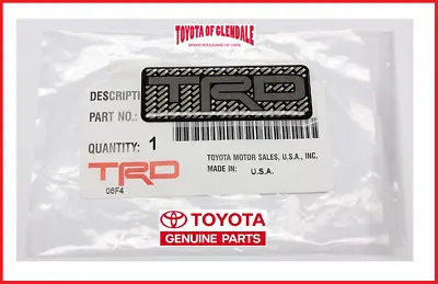 $5.90 • Buy Toyota Scion Lexus Trd  Trd  Logo Emblem Decal Genuine Oem Fast Ship Ptr26-17640