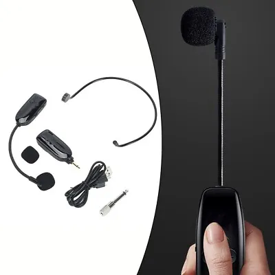 Professional Quality Wireless Mic System For Speaker Voice Teaching Yoga • £36.41