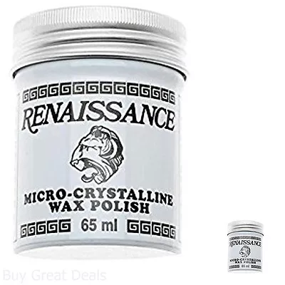 $24.99 • Buy Renaissance Wax 65ml Protects Furniture Leather Marble Metal Paintings No Stain