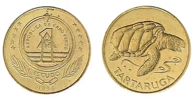 Cape Verde 1 Escudo 1994 KM #27 Mint • $0.99