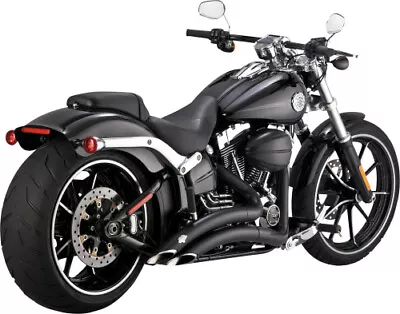 Vance & Hines Big Radius Exhaust System Black 46365 1800-2589 Vah46365 • $1149.99