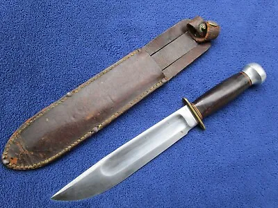 Antique Original Us Marble`s 8  Blade Ideal Knife And Original Leather Sheath • $799