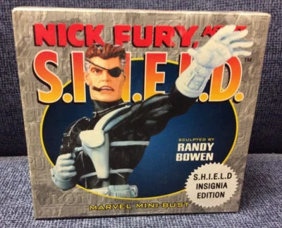 Buste Nick Fury S.H.I.E.L.D Par Bowen Designs - Édition Limitée 1739/4000 (2002)