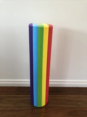$20 • Buy Physio Foam Roller AOK 35+ Physiotherapy Back Treatment Rainbow 60cm