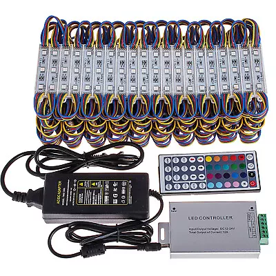 VEVOR 5050 SMD 3LED RGB Module Light Kit For Club Bar Store Front Window 100FT • $51.59