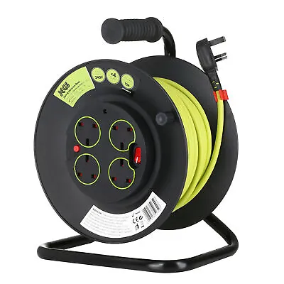 Jegs 4 Gang 13Amp 25 Metre Open Cable Reel  • £31.49