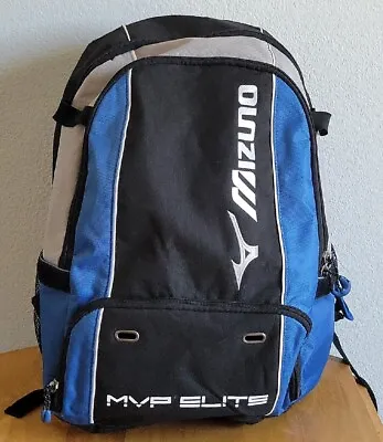 Mizuno MVP ELITE Backpack Sports Bag Baseball Softball Blue/Black  • $38.90