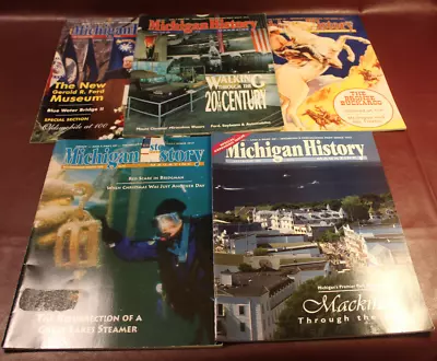 Lot Of 5 Michigan History Magazines 1995 1996 1997 • $14.99