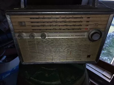 National Panasonic World-Wide Radio 4-Band 9 Transistor Radio T-100D • £35