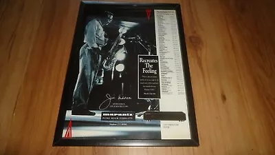 MARANTZ CD63 CD PLAYER FT JOE HENDERSON-1994 Framed Original Advert • £16.99