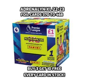£0.99 • Buy Panini Premier League Adrenalyn Xl 22-23 2023 - Foil Cards #370 - #468