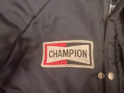 Champion Auto Parts Insulated Vintage Jump Suite Coveralls Greasemonkey Snowsuit • $5