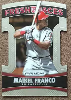 Maikel Franco 2015 Panini Prizm Fresh Faces Rookie #9 Philadelphia Phillies Card • $0.99
