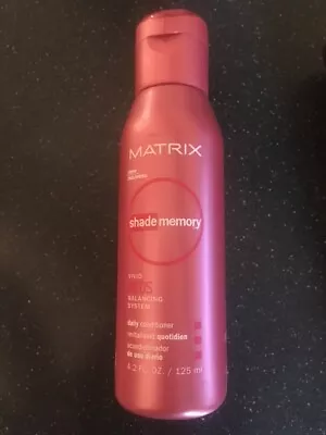 Matrix Shade Memory Vivid Reds Balancing System Daily Conditioner 4.2 Fl Oz NWOB • $10.25