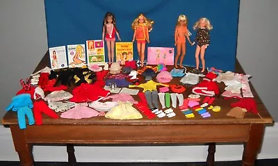 Large Vintage Skipper Lot 4 Dolls Clothes Shoes Etc. ~ Some HTF Items • $111.99