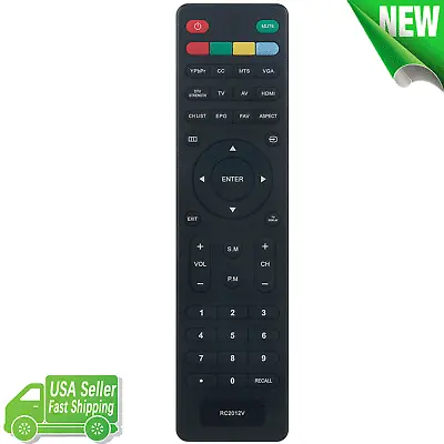 RC2012V Replacement Remote Control For Viore TV LED19VH50 LED22VH50 LED26VF50D • $7.78
