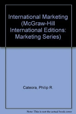 £4.49 • Buy International Marketing (McGraw-Hill ..., Hess, John M.