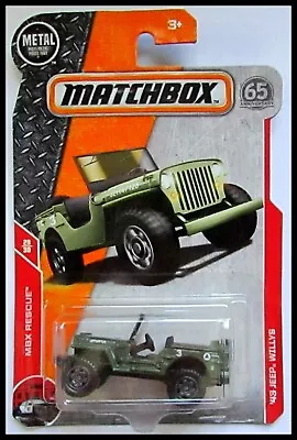 Matchbox Green '43 Jeep Willys #121 - Package Issues • $5.49