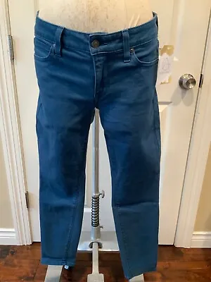 Vince Glacier Blue Crop Skinny Ankle Jeans Size 27 • $22.50