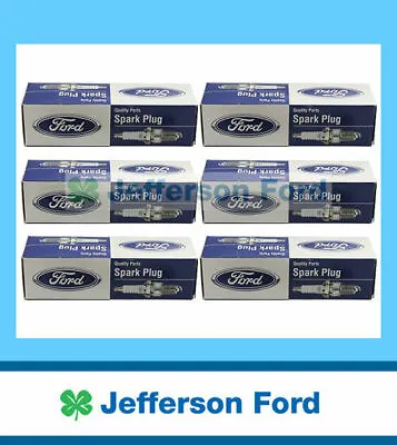 Genuine Ford Falcon BF & Territory SY 6cyl Petrol Spark Plug X6 AGSP22YE13 • $44.77