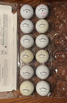 $14 • Buy Callaway ERC-Soft And Tour Iz Used Golf Balls 4A