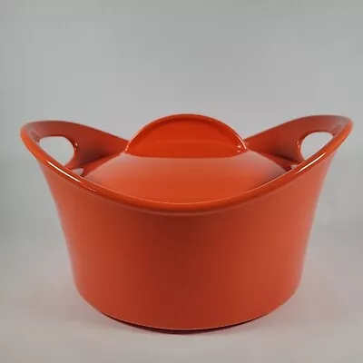 Rachel Ray Orange Covered Casserole Dish 2.75 Quart Baking • $25