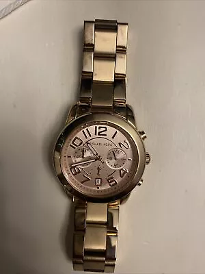 Rose Gold-Tone Watch MK5727 Michael Kors Mercer Chronograph • $68