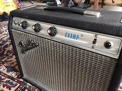 Fender Champ Vintage Silverface 1972 Valve Amplifier • £750