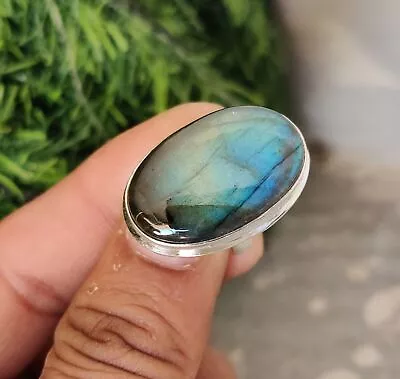 Labradorite Ring 925 Sterling Silver Band Ring Handmade Ring Gift Jewelry TB12 • £13.39