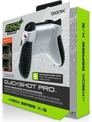 Bionik BNK-9074 Xbox Series X/S QuickShot Pro - Grips - Trigger Lock [New ] X • $16.84