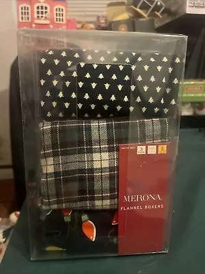 Merona 3 Pack Flanker Men’s Christmas Boxers Size Small S • $12