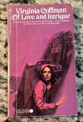 Of Love And Intrigue By Virginia Coffman Vtg Paperback Gothic Novel 1969 • $4.99