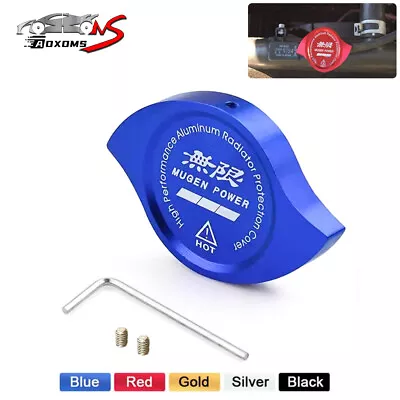 For Honda Accord Civic CR-V CRX JDM Aluminum Cooling Radiator Cap Blue Mugen • $7.99