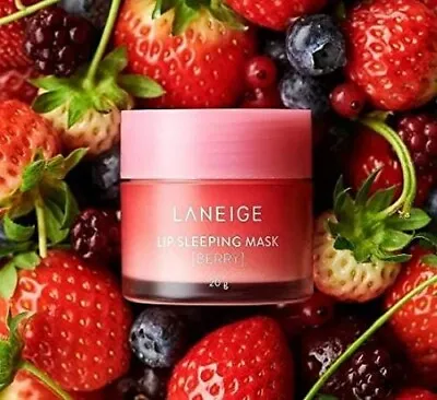 Laneige Lip Sleeping Mask Balm Berry 20g - Brand New - UK Fast Delivery • £7.29