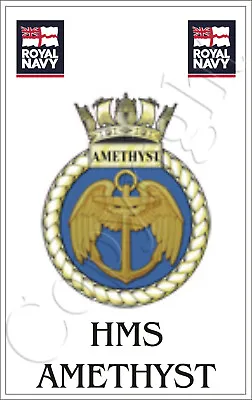 £2.99 • Buy Hms Amethyst Royal Navy Veterans Fridge Magnet