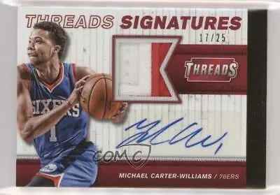 2014-15 Panini Threads Signatures Prime /25 Michael Carter-Williams #7 Auto • $7.44