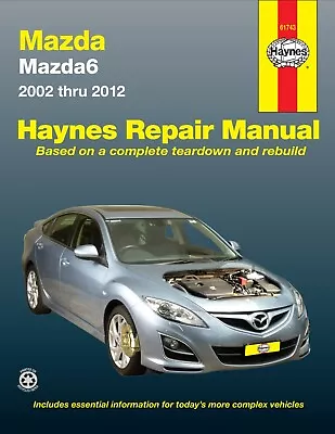 Mazda 6 2002-2012 Haynes Repair Manual | New | RRP $79.95 • $39.95