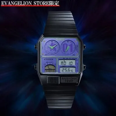 EVANGELION CITIZEN Watch ANA-DIGI TEMP Feat.RADIO EVA/EVA-01 20231008Y • $579.63