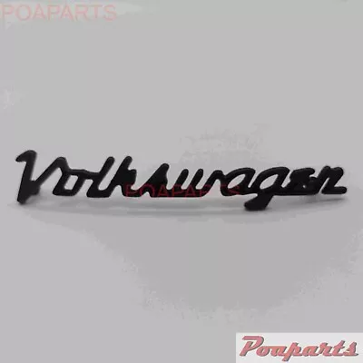 VOLKSWAGEN Beetle BUG TRUNK Decklid Emblem Script BLACK TYPE1 KAFER VW • $50