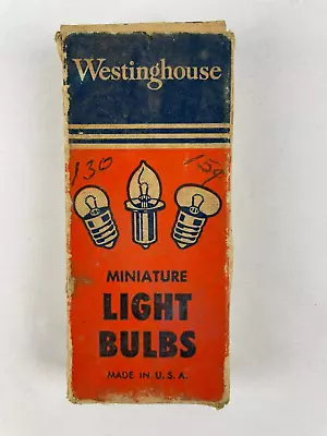 Vintage Westinghouse Miniature Light Bulbs And Box No. PR2 Flashlight 6 Bulbs • $5.99