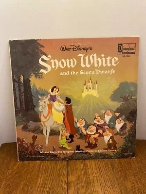 Walt Disney Snow White And The Seven Dwarfs Vinyl LP Vintage 1963 • $9