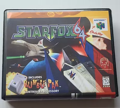 Star Fox 64 CASE ONLY Nintendo 64 N64 Box BEST Quality Available • $14.97