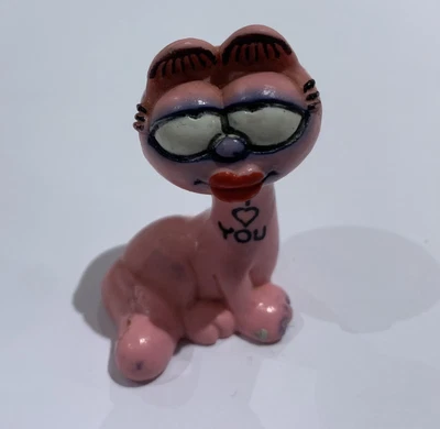 £14.99 • Buy Garfield Arlene 80s Vinyl Vintage German ‘I Love You' PVC Toy Figure Figurine