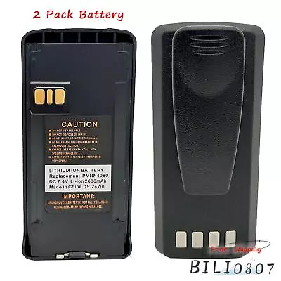 2*Replacement PMNN4080 Li-ion 2.6Ah Battery For CP185 CP1300 CP1660 CP476 EP350 • $52.99