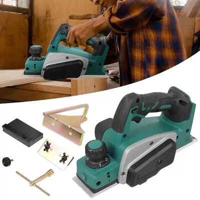 Brushless Cordless Planer 82mm 15000rpm Fit For 18V Makita Battery LXT Body Only • £48