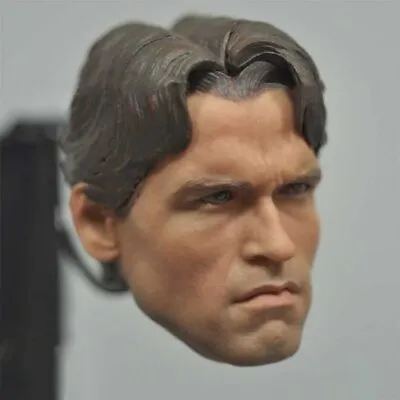 £23.99 • Buy T800 1/6 Scale Terminator Arnold Schwarzenegger Head Sculpt Fit 12'' Male Figure